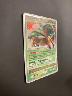 Pokemon TCG Torterra LV.X 122/130 Diamond and Pearl Holo Card - Image 2