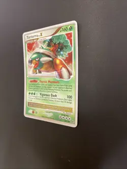 Pokemon TCG Torterra LV.X 122/130 Diamond and Pearl Holo Card - Image 3