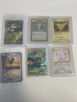 Pokemon Cards Lot (6) Holos, Promo, Snorlax, Tag Team Venusaur, Ogerpon, Xy TCG - Image 1