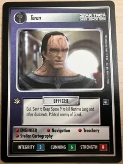 Toran Star Trek CCG Card Game DS9 Rare LP - Image 1
