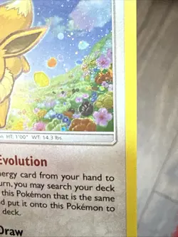 Pokemon Card Eevee 101a/149 Sun & Moon Base Set Alt Art Promo Holo Rare HD SWIRL - Image 2