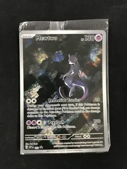 Pokemon TCG SV: Scarlet & Violet Promo Cards #052 Mewtwo SEALED - Image 1
