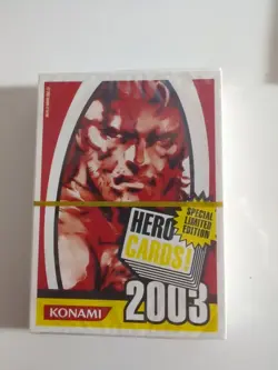 Konami Hero Cards 2003 Special Limited Edition Official Promo Pack Sealed - Image 1
