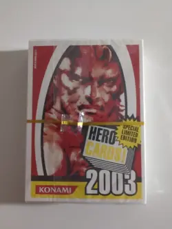 Konami Hero Cards 2003 Special Limited Edition Official Promo Pack Sealed - Image 2