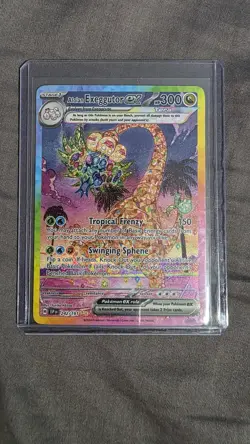 Alolan Exeggutor EX 242/191SV08: Surging Sparks Holo Card NM Condition - Image 1