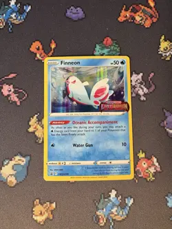 Pokemon Cards Finneon SWSH240 Prerelease Promo Lost Origin - (NM) - Image 1
