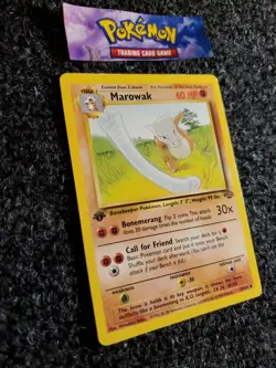 Marowak - 39/64 - 1999 1st Edition Uncommon Jungle Pokemon Card NM - Image 3