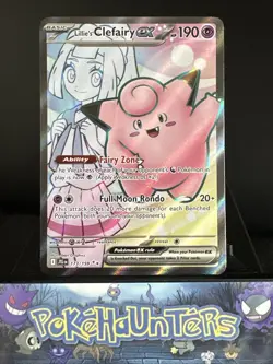 Pokemon Card Lillie's Clefairy ex 173/159 Full Art Journey Together Near Mint - Image 1