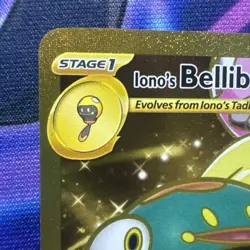 Pokemon TCG Journey Together Iono's Bellibolt EX Card 188/159 Golden - Image 2