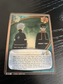 Naruto Cards Determination Of Men Mission Super Rare Foil 618 1st Edition CCG - Image 1