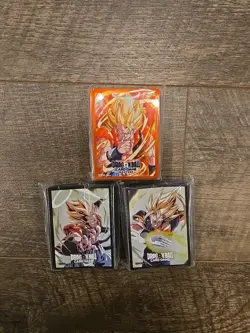 3x Dragon Ball Card Game Sleeves - Image 1