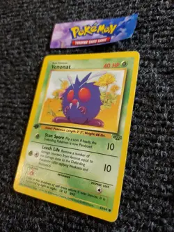 Venonat - 63/64 - 1st Edition Jungle Set 1999 - Pokemon Card - NM - Image 2