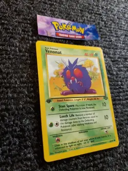 Venonat - 63/64 - 1st Edition Jungle Set 1999 - Pokemon Card - NM - Image 3