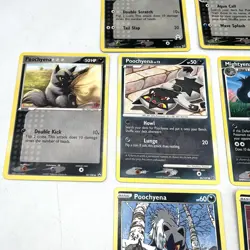 Poochyena & Mightyena Pokemon Card Lot Vintage & Modern - Image 3