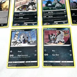 Poochyena & Mightyena Pokemon Card Lot Vintage & Modern - Image 5