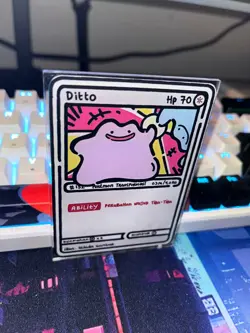 Rare Ditto #132 FanMade Pokemon Card Series (Fast Shipping) - Image 1