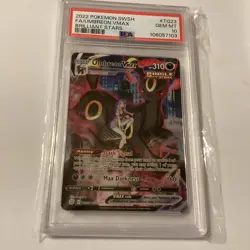 PSA 10 Pokemon Card Umbreon Vmax TG23/TG30 - Brilliant Stars GEM MT - Image 1