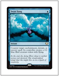 1x Swan Song, Edge of Eternities Commander, Magic MTG NM - Image 1