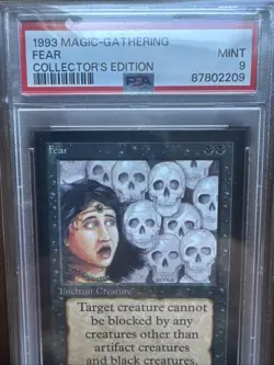1993 Magic: the Gathering - CE FEAR PSA 9 MTG 💀💀💀💀💀💀💀 - Image 2