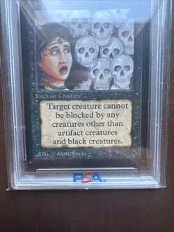 1993 Magic: the Gathering - CE FEAR PSA 9 MTG 💀💀💀💀💀💀💀 - Image 3