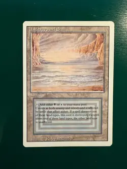 MTG - Underground Sea - Revised - 1994 - EX - Image 1