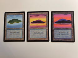 3x Island Beta MTG Magic the Gathering 2 NM-/LP 1 LP - Image 1
