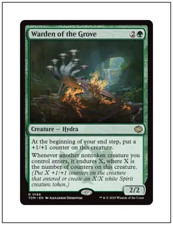 1x Warden of the Grove, Magic the Gathering MTG NM - Image 1