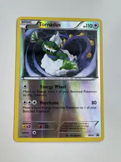 Tornadus BW42 Black & White Black Star Promo Reverse Holo Pokemon Card LP - Image 1