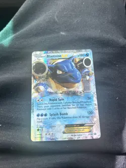 2014 Blastoise EX XY30 Black Star Promo Ultra Rare Holo Pokemon TCG Card - Image 2