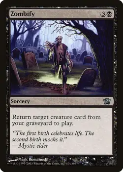 MTG - *FOIL* Zombify - 8th Edition - Black - NM - Vintage - GeeksChest - Image 1