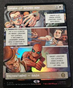 Origin Of Spider-Man - Foil - Borderless - SPM - MTG - EN - NM - 0218 - Image 1