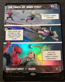 The Death Of Gwen Stacy - Foil - Borderless - SPM - MTG - EN - NM - 0223 - Image 1