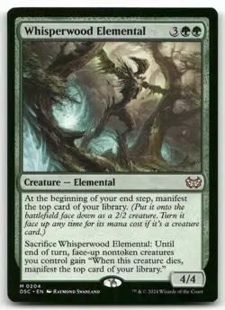 Whisperwood Elemental #204 MTG Duskmourn NM X1 - Image 1