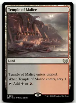 Temple of Malice #310 MTG Duskmourn NM X1 - Image 1
