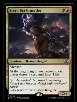 Stormfist Crusader #234 MTG Duskmourn NM X1 - Image 1