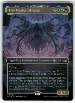 The Master of Keys (Borderless) #4 Foil MTG Duskmourn NM X1 - Image 1