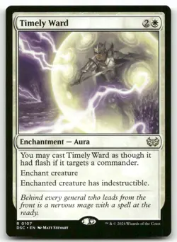 Timely Ward #107 MTG Duskmourn NM X1 - Image 1