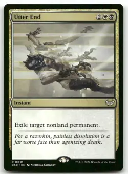 Utter End #91 MTG Duskmourn NM X1 - Image 1
