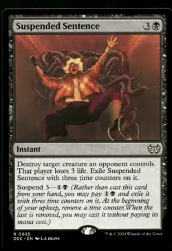 Suspended Sentence #25 MTG Duskmourn NM X1 - Image 1