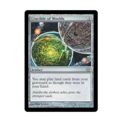 WOTC MtG Fifth Dawn Crucible of Worlds (R) NM - Image 1