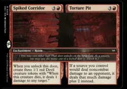 Spiked Corridor Torture Pit #28 MTG Duskmourn NM X1 - Image 1
