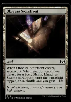 Obscura Storefront #291 MTG Duskmourn NM X1 - Image 1