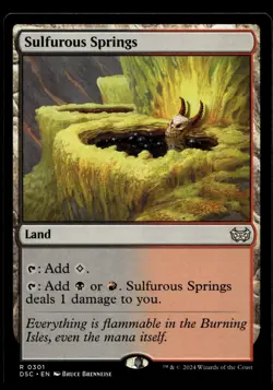 Sulfurous Springs #301 MTG Duskmourn NM X1 - Image 1