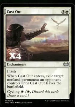 Cast Out #98 MTG Duskmourn NM X4 - Image 1