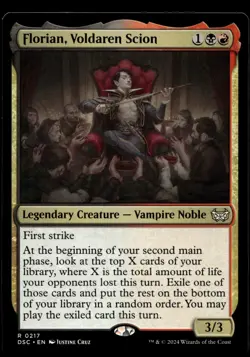 Florian, Voldaren Scion #217 MTG Duskmourn NM X1 - Image 1