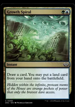 Growth Spiral #88 MTG Duskmourn NM X1 - Image 1