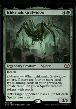 Ishkanah, Grafwidow #187 MTG Duskmourn NM X1 - Image 1