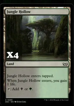 Jungle Hollow #285 MTG Duskmourn NM X1 - Image 1