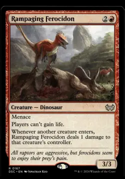 Rampaging Ferocidon #167 MTG Duskmourn NM X1 - Image 1