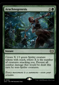 Arachnogenesis #169 MTG Duskmourn NM X1 - Image 1